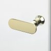 NEW TRENDY Kabina prysznicowa New Soleo Light Gold, pięciokątna, drzwi podwójne 80x80x195 K-1667